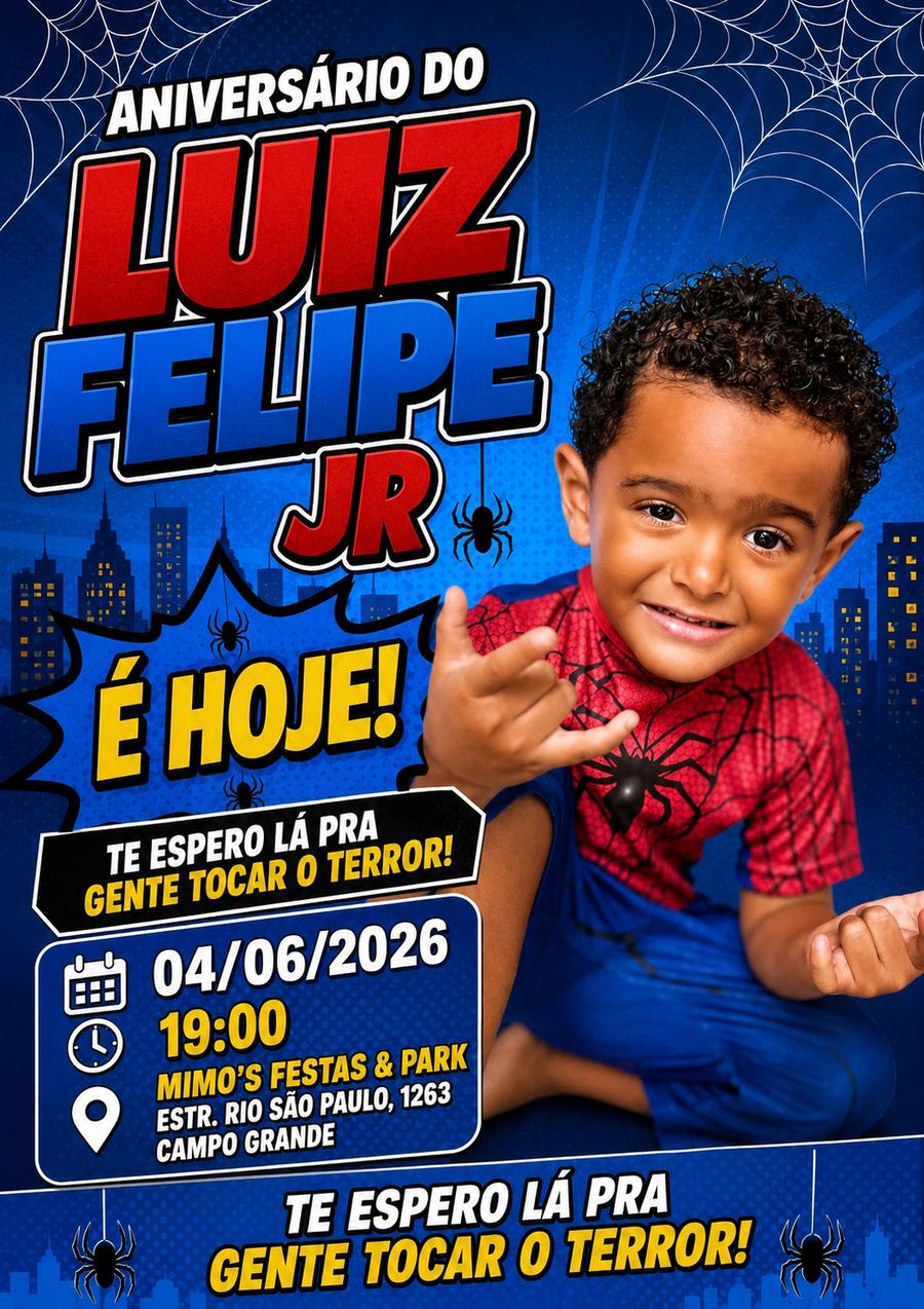 Aniversário do Luiz Felipe Jr